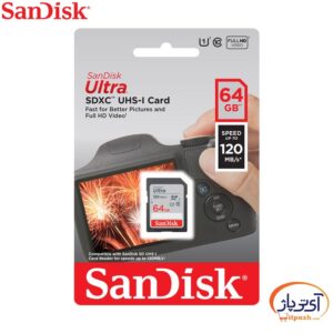 SanDisk SD 64 U1 120mb 3 min در آی تی پاژ