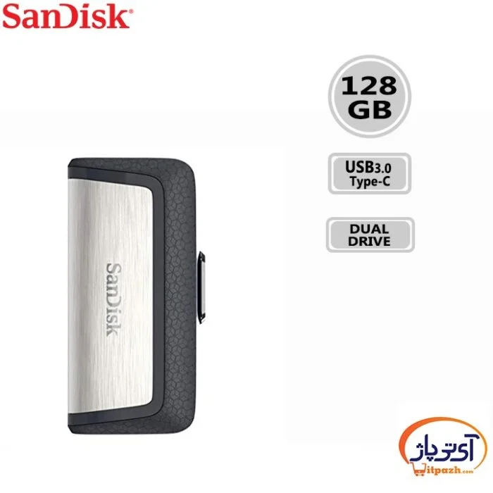 sandisk DUAL DRIVE Type C 128gb در آی تی پاژ