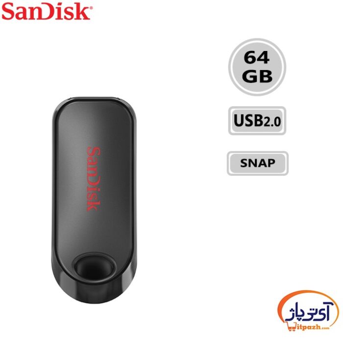 sandisk snap 64gb در آی تی پاژ