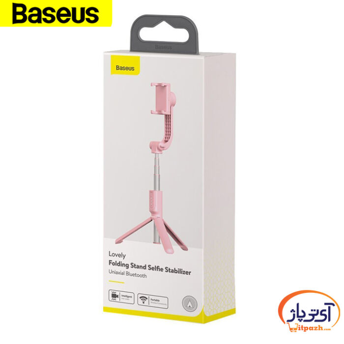 Baseus Lovely Uniaxial Bluetooth Folding Stand Selfie Stabilizer 12 در آی تی پاژ