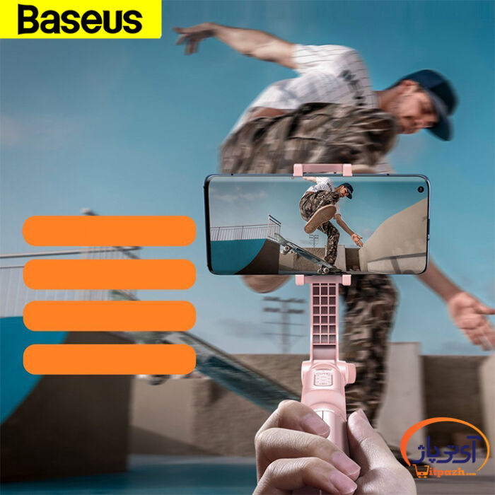 Baseus Lovely Uniaxial Bluetooth Folding Stand Selfie Stabilizer 14 در آی تی پاژ