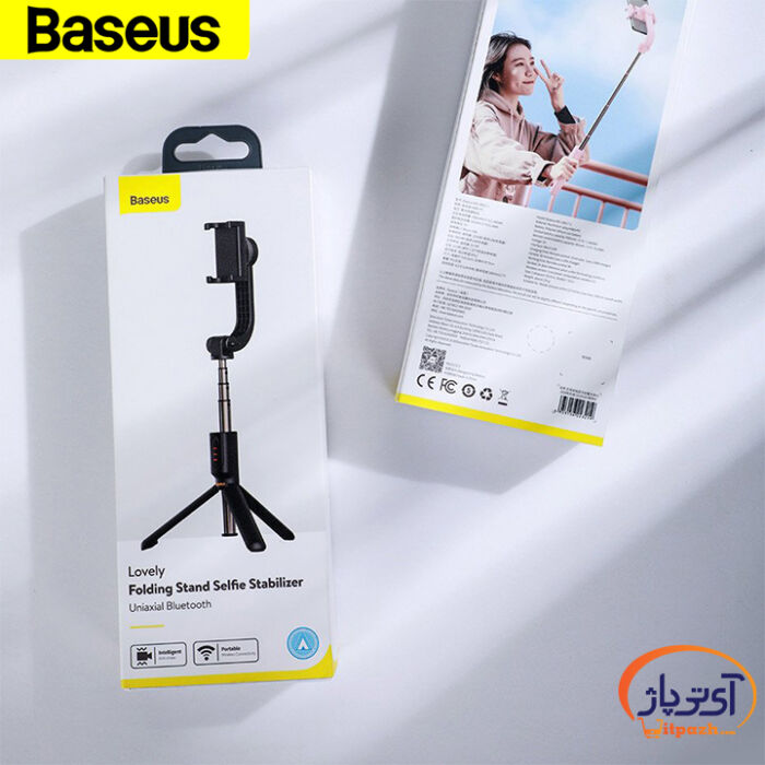 Baseus Lovely Uniaxial Bluetooth Folding Stand Selfie Stabilizer 22 در آی تی پاژ