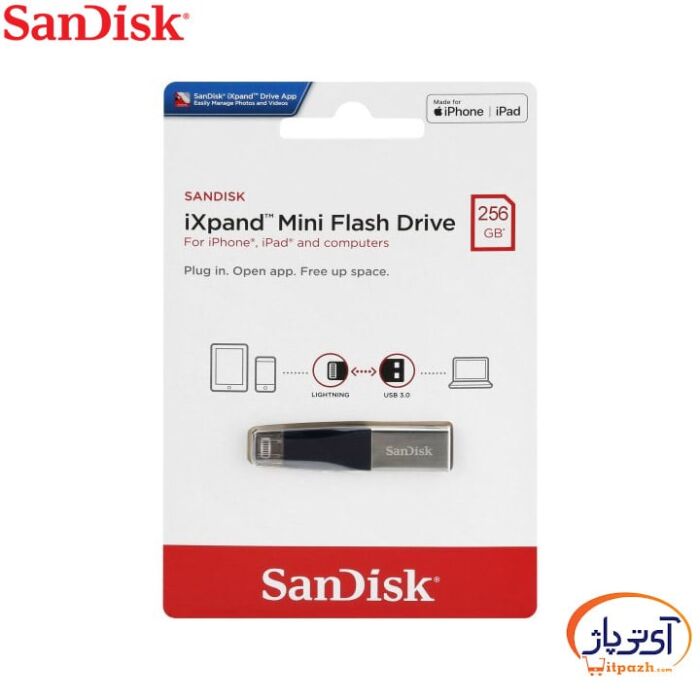 Sandisk Ixpand MINI Lightning 256 min در آی تی پاژ