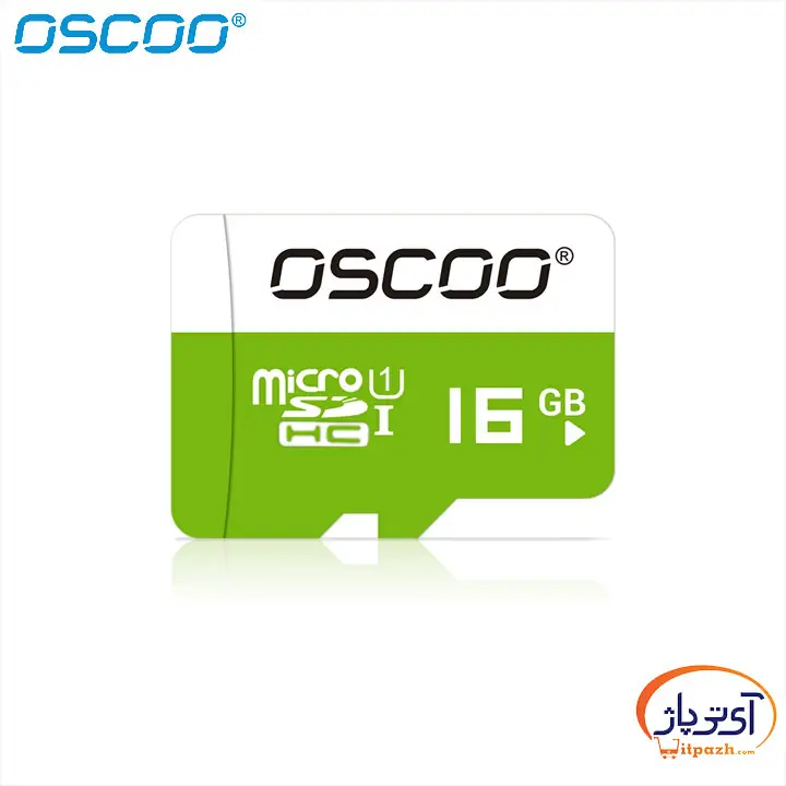 OSCOO MICRO SD 16GB U1 85MBS GREEN در آی تی پاژ