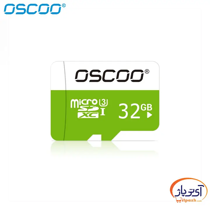 خرید کارت حافظه اوسکو OSCOO U3 ظرفیت 32 گیگابایت سرعت 85m/s سبز در مشهد