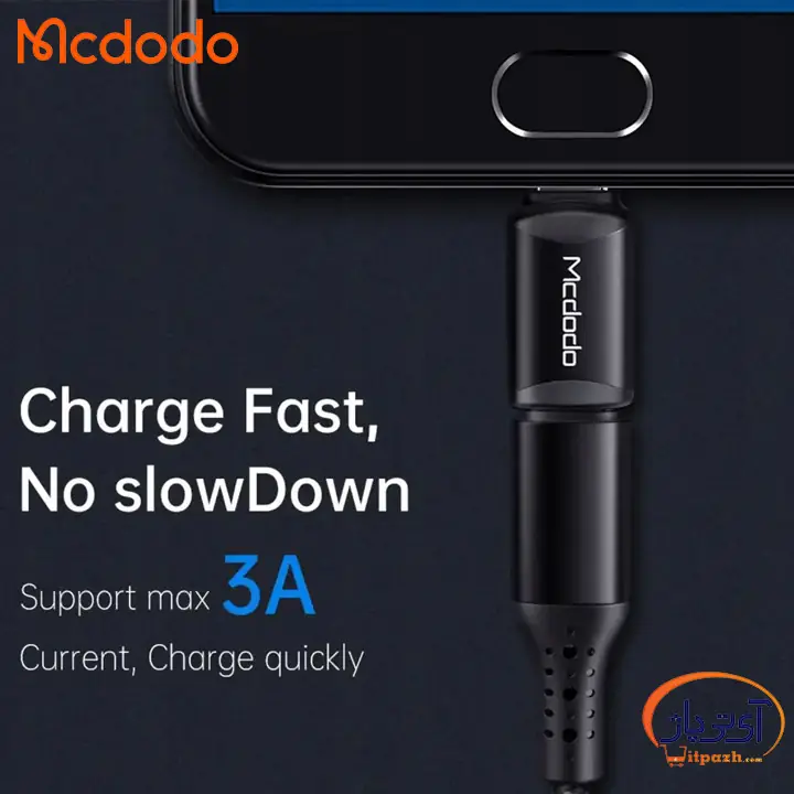 مبدل درگاه Micro USB به Type-c برند مک دودو OT-9970 7 مبدل درگاه Micro USB به Type-c برند مک دودو OT-9970 - Image 4