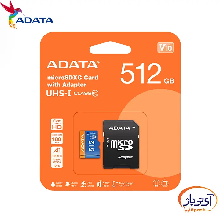 کارت حافظه ای دیتا میکرو microSDHC ظرفیت 512 گیگابایت سرعت 100MBps 10 کارت حافظه ای دیتا میکرو microSDHC ظرفیت 512 گیگابایت سرعت 100MBps - Image 3