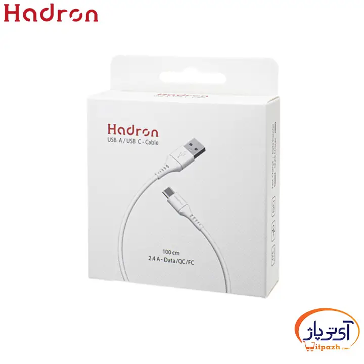 کابل شارژ و دیتا USB به Type-C هادرون A-C01 طول 1 متر 12 کابل شارژ و دیتا USB به Type-C هادرون A-C01 طول 1 متر - Image 5