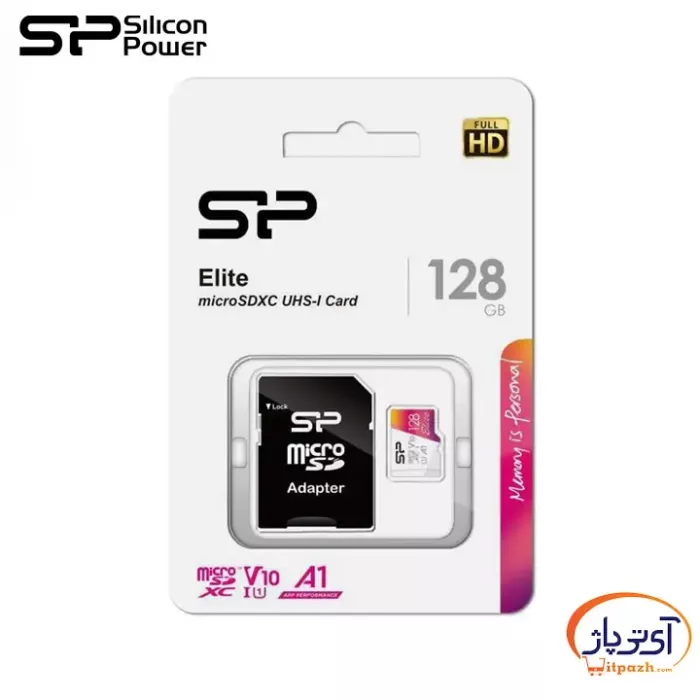 Silicon Power 128G Elite FullHD R100 MicroSDXC 3 در آی تی پاژ