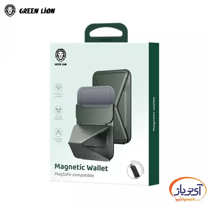 Green Lion Magnetic Wallet 6 در آی تی پاژ