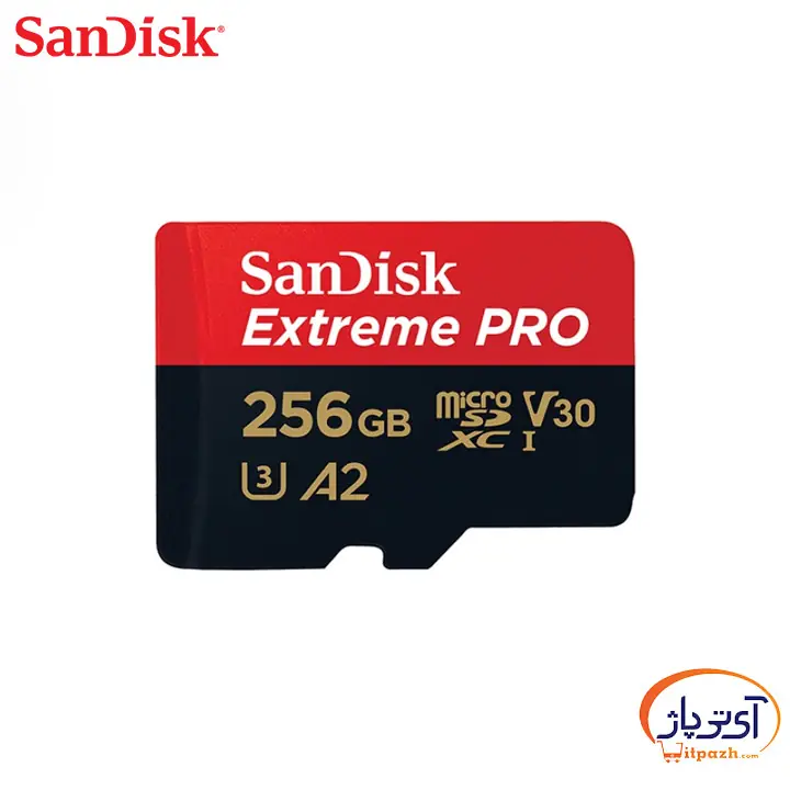 خرید کارت حافظه سندیسک MicroSD Extreme Pro ظرفیت 256 گیگابایت در مشهد