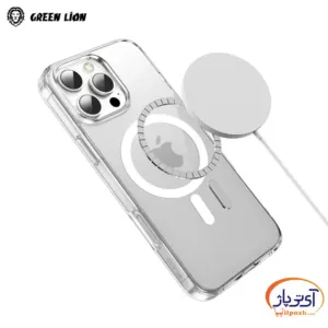 Green lion crystal clear case iPhone 16 Pro Max 1 در آی تی پاژ