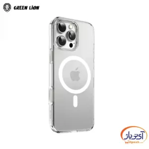 Green lion crystal clear case iPhone 16 Pro در آی تی پاژ