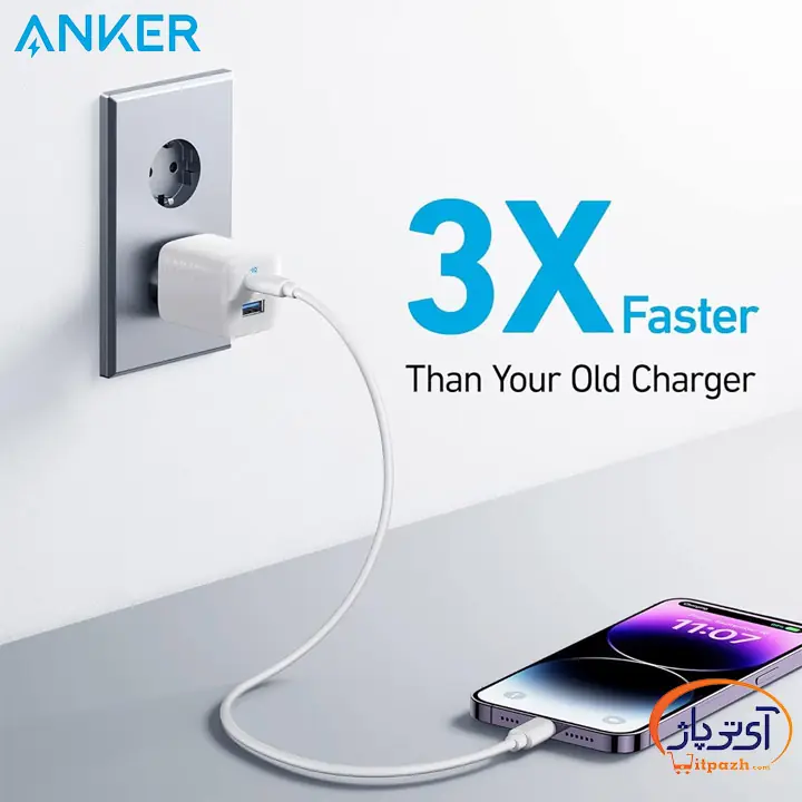 شارژر دیواری انکر فست شارژ 33W A2331 12 شارژر دیواری انکر فست شارژ 33W A2331 - Image 5