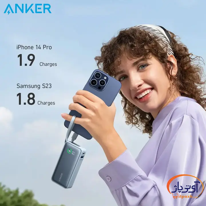 پاوربانک انکر A1259 ظرفیت 10000mAh توان 30وات 9 پاوربانک انکر A1259 ظرفیت 10000mAh توان 30وات - Image 6