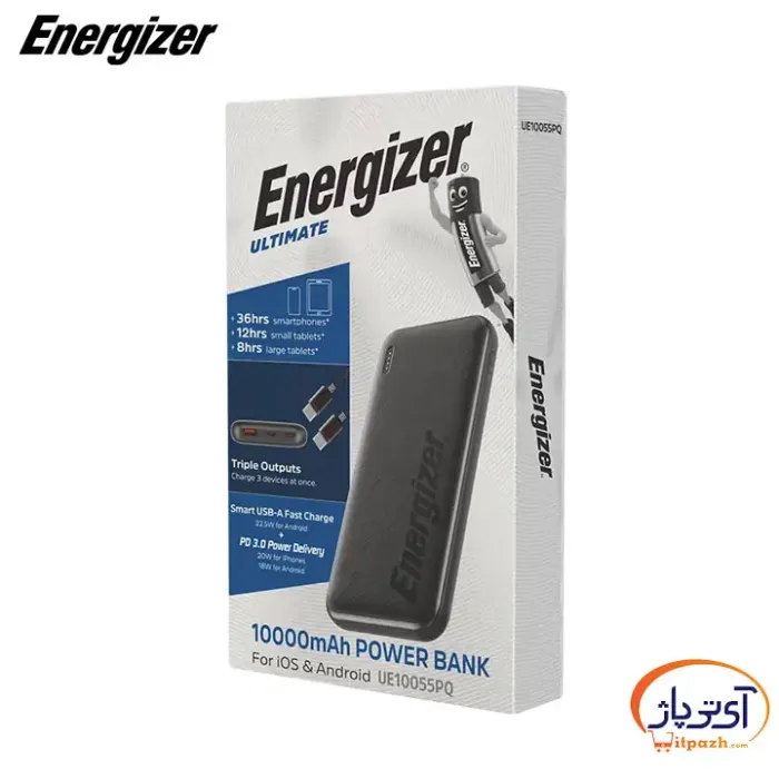 پاوربانک انرجایزر  UE10055PQ 22.5W PD ظرفیت 10000mAh - Image 5