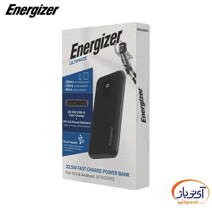 پاوربانک انرجایزر  UE10020PQ 22.5W PD ظرفیت 10000mAh - Image 6