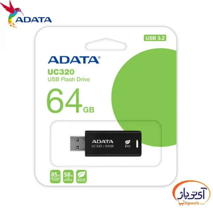 فلش مموری USB3.2 ای دیتا 64 گیگابایت مدل UC320 - Image 4