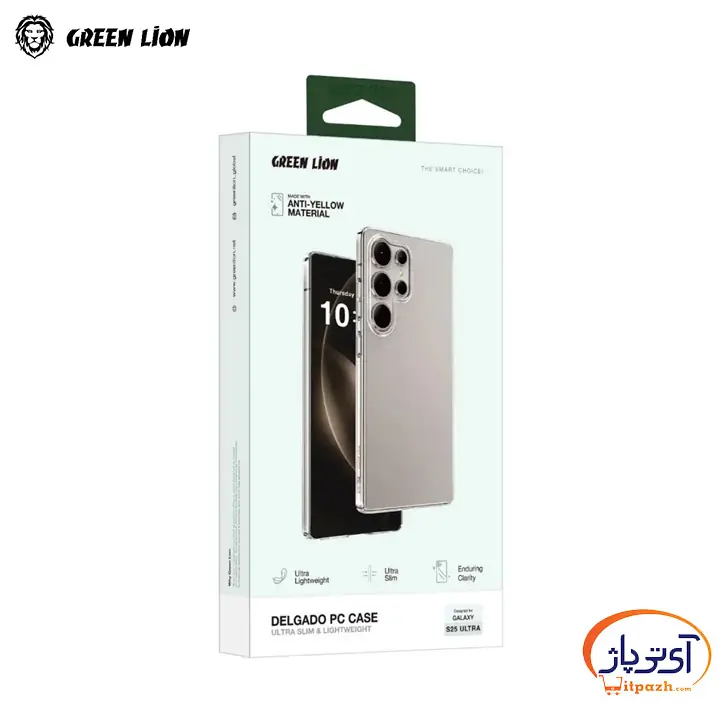 قاب شفاف کریستالی-ژله ای DELGADO گرین لاین S24 Ultra 10 قاب شفاف کریستالی-ژله ای DELGADO گرین لاین S24 Ultra - Image 7