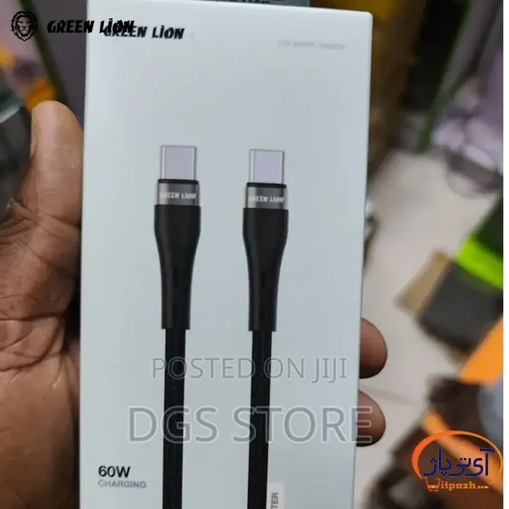 کابل گرین لاین Type C به Type C مدل 60W طول 7 کابل گرین لاین Type C به Type C مدل 60W طول - Image 4