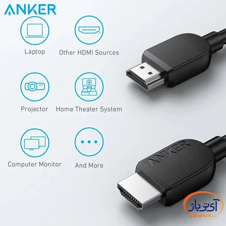 کابل HDMI 2.1 انکر مدل A8742 - 8K طول 1.8m 9 کابل HDMI 2.1 انکر مدل A8742 - 8K طول 1.8m - Image 6