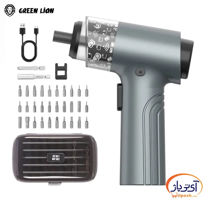 ست پیچ گوشتی شارژی گرین لاین Electric Screwdriver Set 35 in 1 5 ست پیچ گوشتی شارژی گرین لاین Electric Screwdriver Set 35 in 1 - Image 2