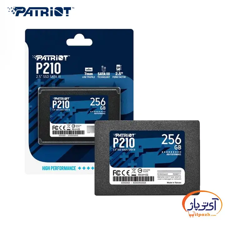 اس اس دی اینترنال SATA3.0 پتریوت P210 ظرفیت 256 گیگابایت 12 اس اس دی اینترنال SATA3.0 پتریوت P210 ظرفیت 256 گیگابایت - Image 5