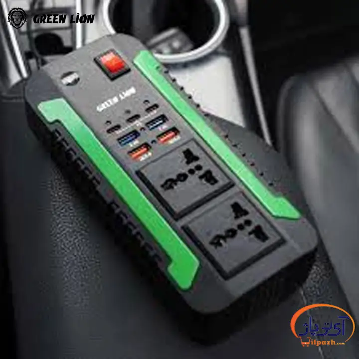 مبدل برق پورت فندکی گرین لاین Spark 300 Power Inverter 300W 12 مبدل برق پورت فندکی گرین لاین Spark 300 Power Inverter 300W - Image 5