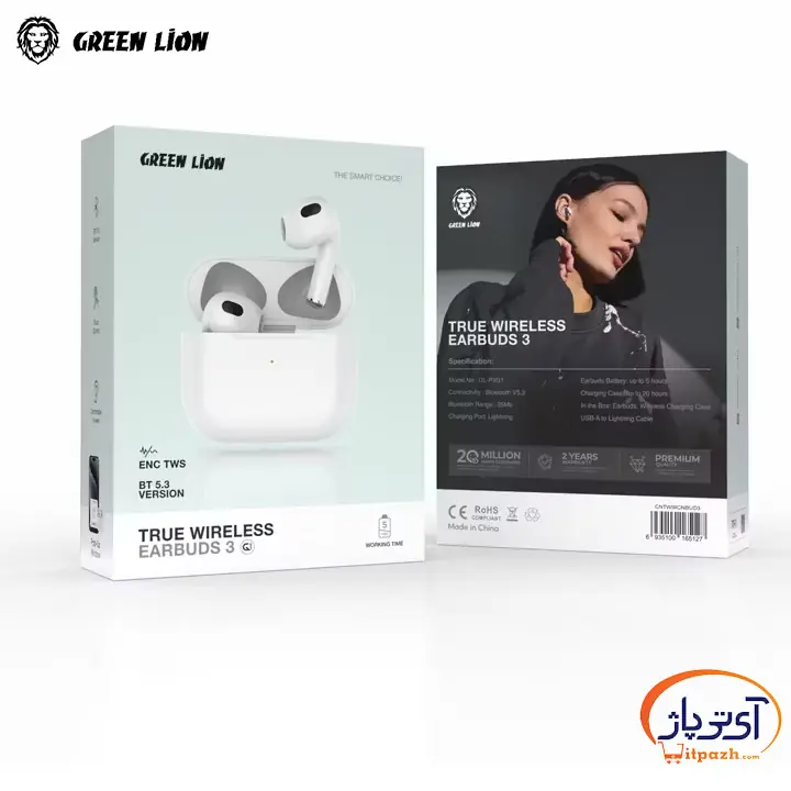 هندزفری بلوتوثی گرین لاین Earbuds 3 G1 8 هندزفری بلوتوثی گرین لاین Earbuds 3 G1 - Image 5