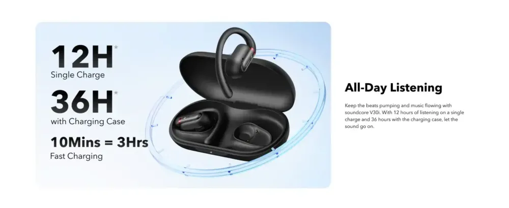 هندزفری Open-Ear انکر Anker Soundcore V30i 13 anker soundcore v30i open ear headphones a3873 11 در آی تی پاژ