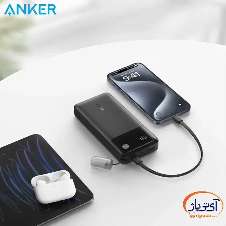 پاوربانک شارژ سریع 30W انکر A1384 ظرفیت 20000mAh 10 پاوربانک شارژ سریع 30W انکر A1384 ظرفیت 20000mAh - Image 3