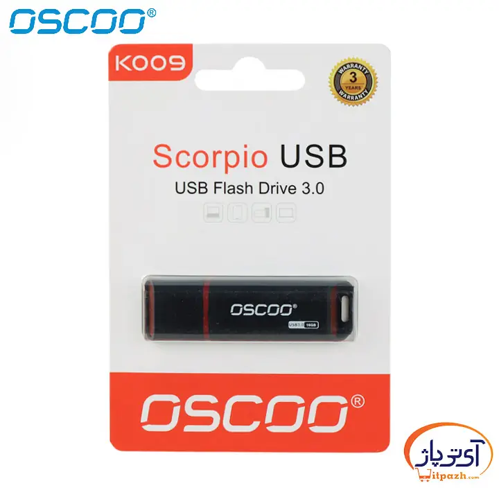 فلش اوسکو OSCOO Scorpio K009 ظرفیت 64 گیگابایت USB3.0 7 فلش اوسکو OSCOO Scorpio K009 ظرفیت 64 گیگابایت USB3.0 - Image 4