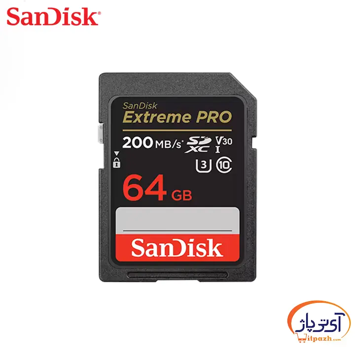 SanDisk Exterme Pro 64 200mbs در آی تی پاژ