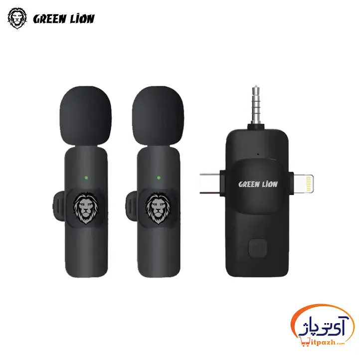 Green Lion 3 IN 1 Microphone Type C Lightning در آی تی پاژ