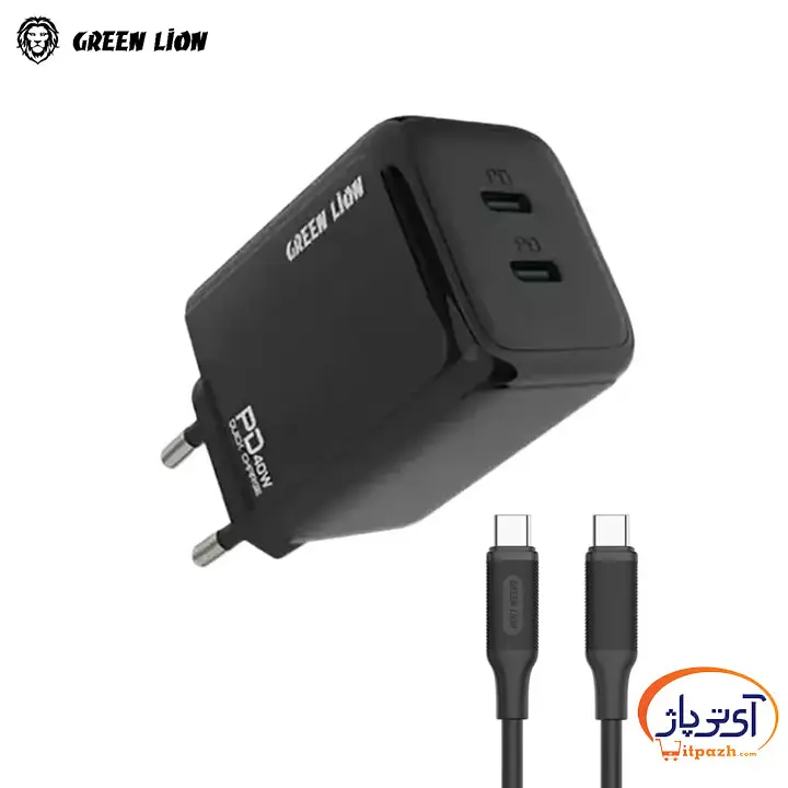 Green Lion 40W Dual PD type c در آی تی پاژ