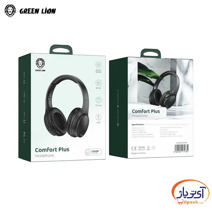 هدفون بلوتوثی گرین لاین Comfort Plus 7 هدفون بلوتوثی گرین لاین Comfort Plus - Image 4