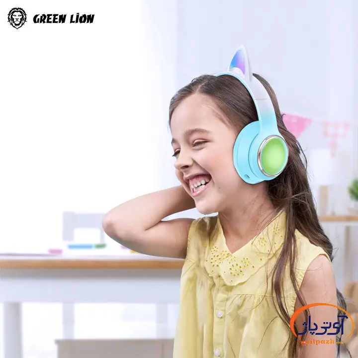 هدفون بیسیم بچگانه گرین لاین GL-400 Kids 6 هدفون بیسیم بچگانه گرین لاین GL-400 Kids - Image 3