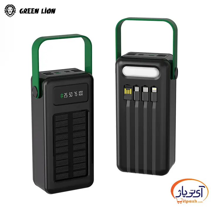 پاور بانک خورشیدی گرین لاین Solar Max ظرفیت ۸۰۰۰۰mAh 9 پاور بانک خورشیدی گرین لاین Solar Max ظرفیت ۸۰۰۰۰mAh - Image 2