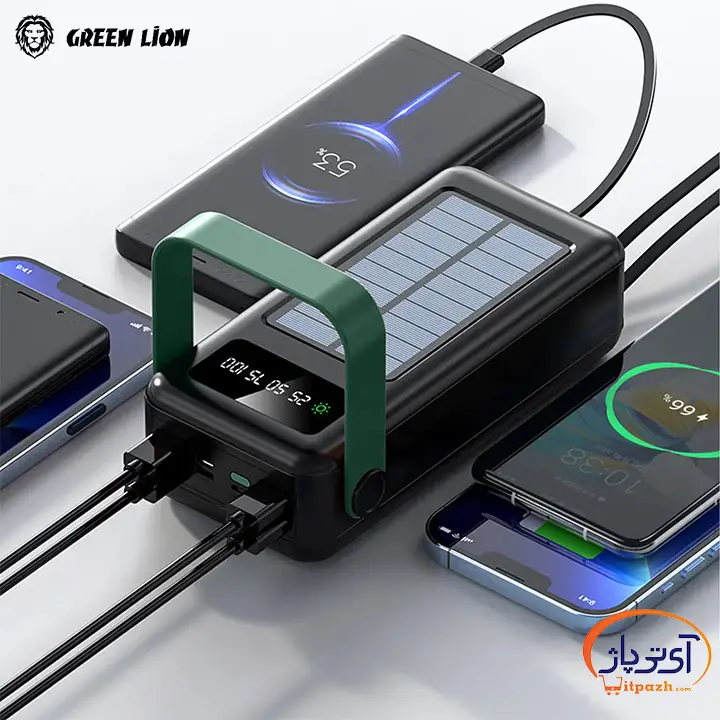 پاور بانک خورشیدی گرین لاین Solar Max ظرفیت ۸۰۰۰۰mAh 10 پاور بانک خورشیدی گرین لاین Solar Max ظرفیت ۸۰۰۰۰mAh - Image 3