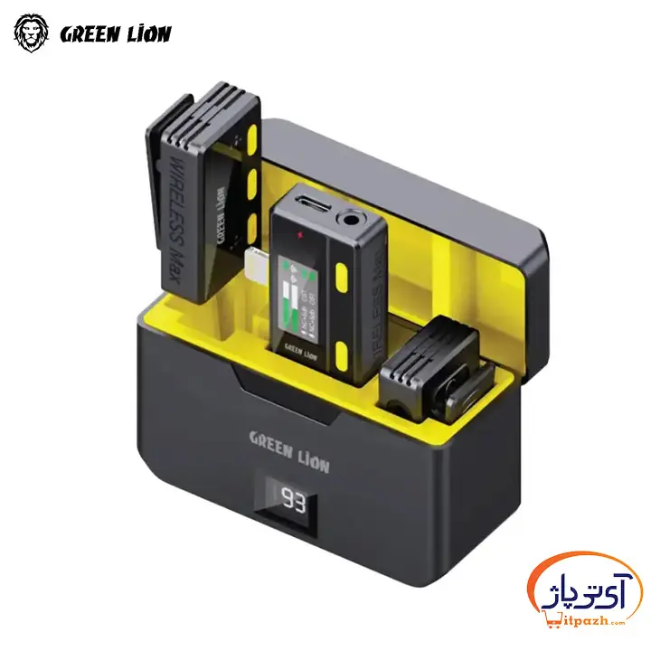 Green Lion Wireless Microphone With Remote Control Lightning در آی تی پاژ