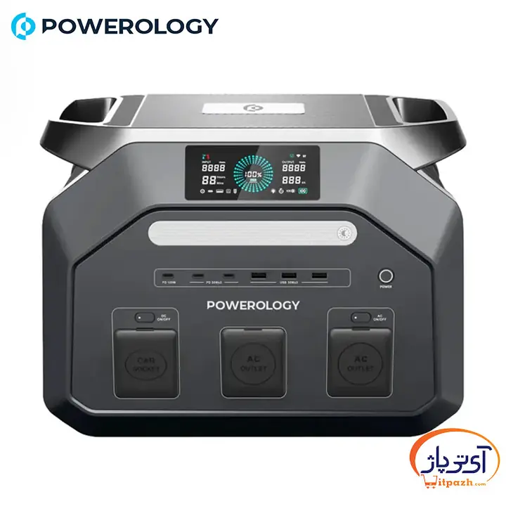 پاور استیشن قابل حمل پاورولوژی توان 1800W ظرفیت 1024wh