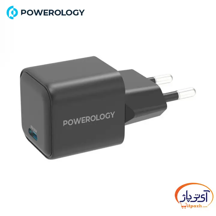 شارژر دیواری پاورولوژی مدل Single Port توان ۳۵ وات تایپ سی 6 شارژر دیواری پاورولوژی مدل Single Port توان ۳۵ وات تایپ سی - Image 3