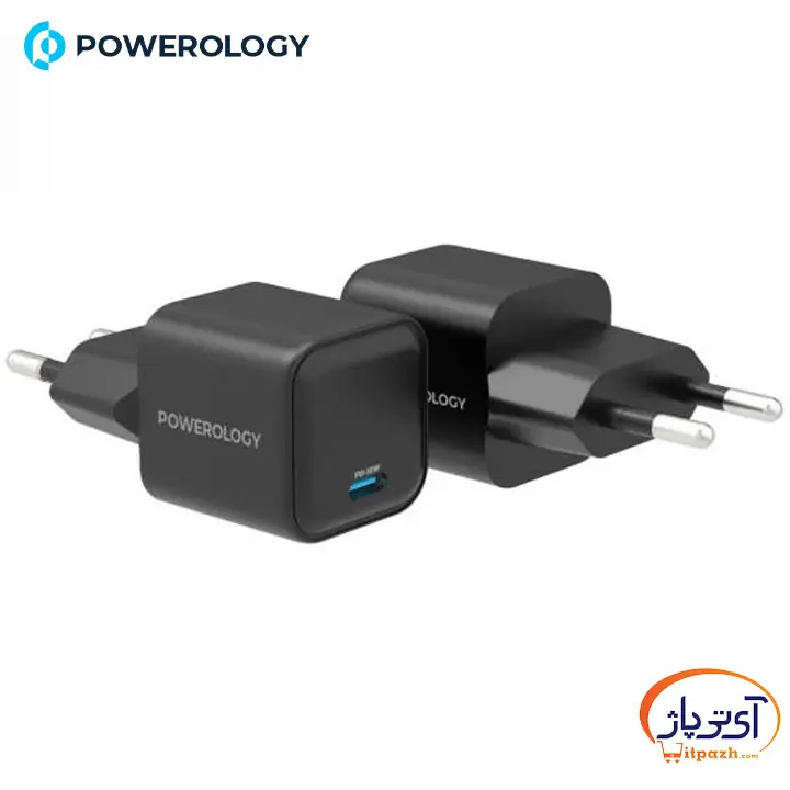 شارژر دیواری پاورولوژی مدل Single Port توان ۳۵ وات تایپ سی 5 شارژر دیواری پاورولوژی مدل Single Port توان ۳۵ وات تایپ سی - Image 2