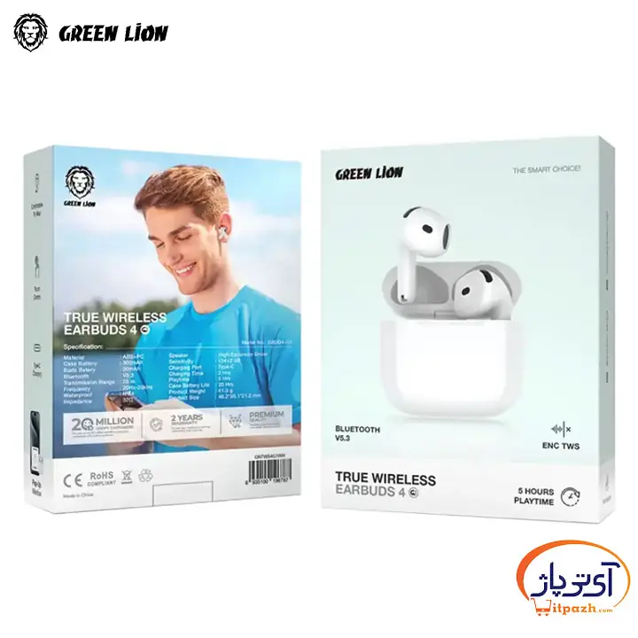 هدفون بی سیم گرین لاین مدل Earbuds 4 G1 6 هدفون بی سیم گرین لاین مدل Earbuds 4 G1 - Image 3