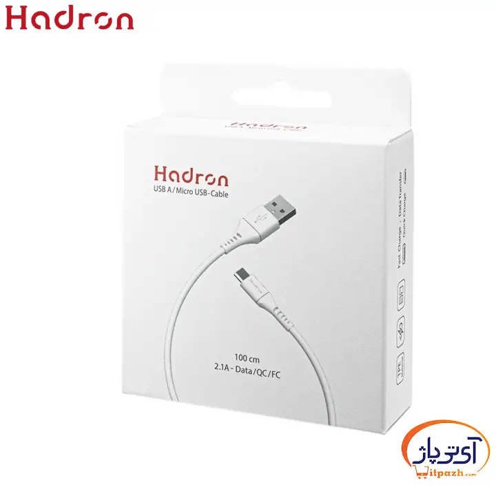 کابل هادرون USB A به میکرو مدل A-U01 طول 1 متر 6 کابل هادرون USB A به میکرو مدل A-U01 طول 1 متر - Image 3