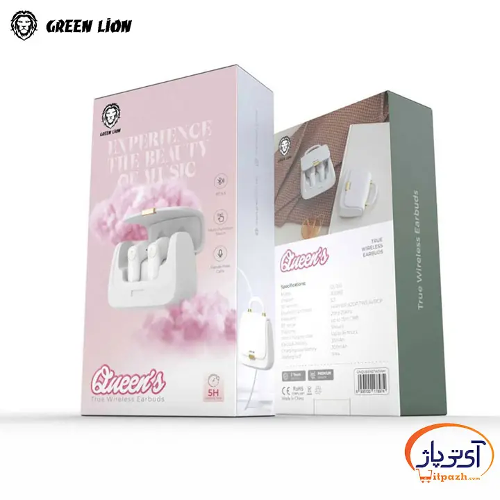 ایربادز گرین لاین Queens True Wireless Earbuds 10 ایربادز گرین لاین Queens True Wireless Earbuds - Image 7