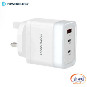 شارژر دیواری پاورولوژی LUNEX SERIES توان 65 وات