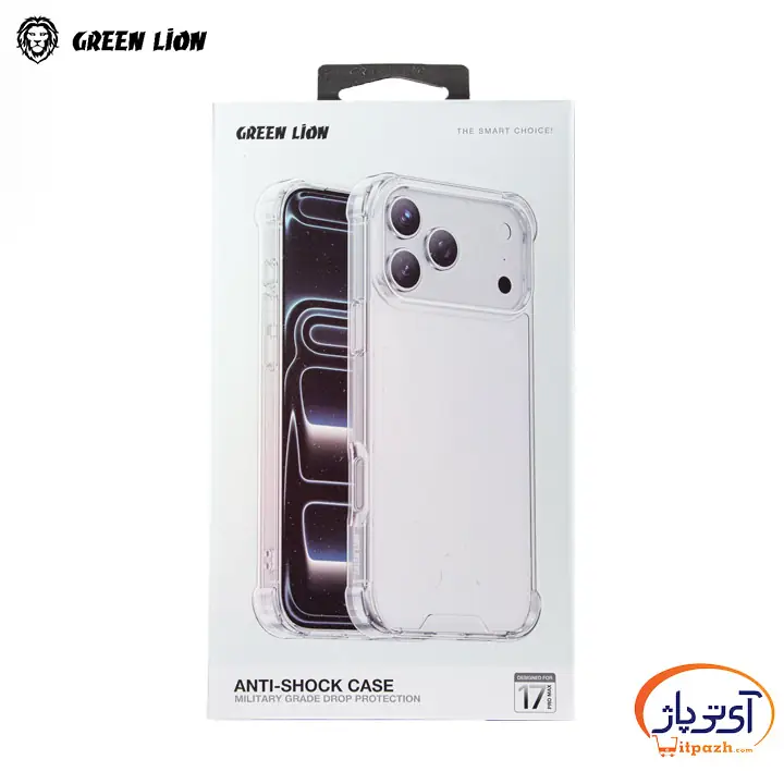 گارد شفاف iPhone 17 Pro max گرین لاین ANTI-SHOCK CASE