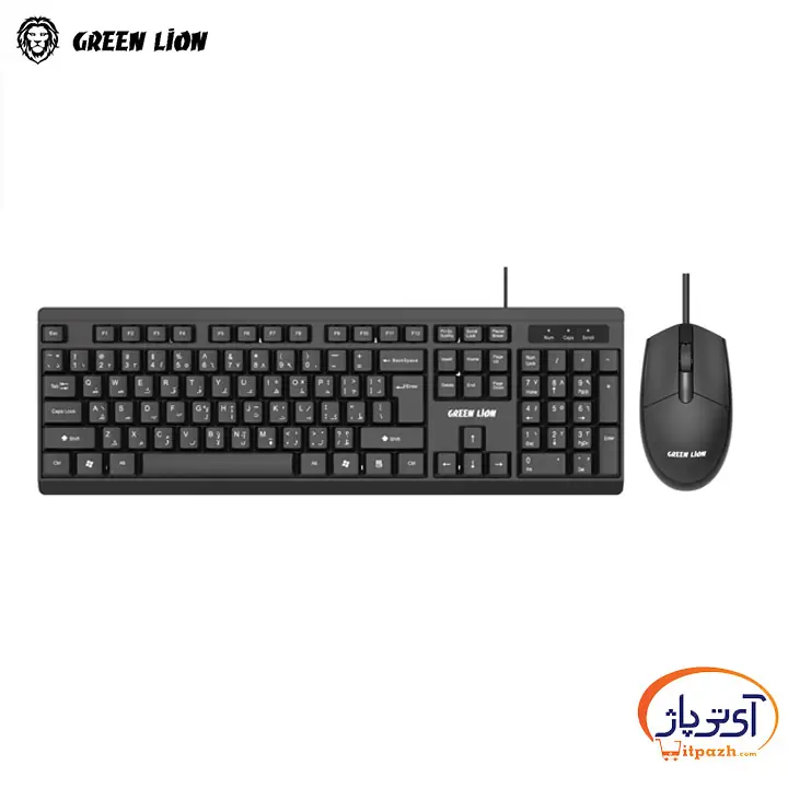 موس و کیبورد سیمی گرین لاین GKM-100