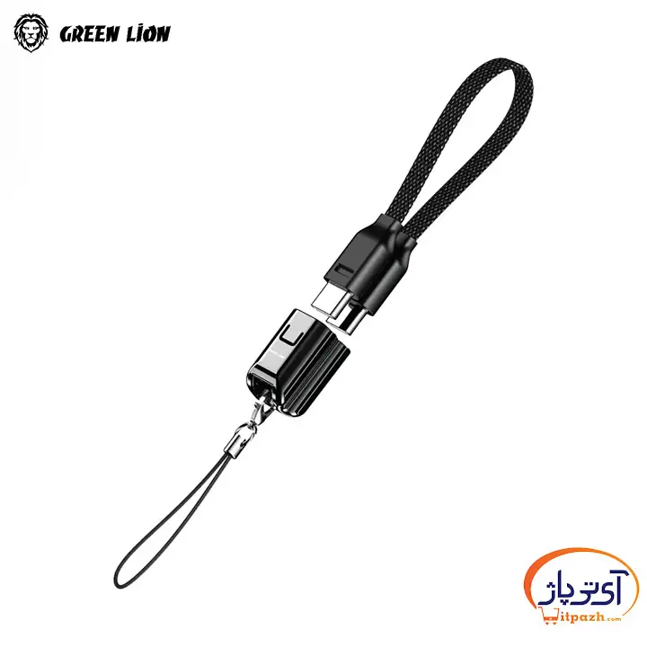 LANYARD CABLE USB C TO USB C GREENLION 1 در آی تی پاژ